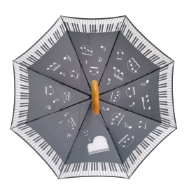 Piano Notes Stick Umbrella
