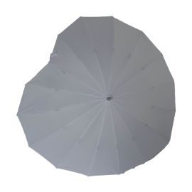Boutique Heart Umbrella White STICK